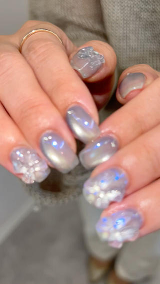 #フットネイル #マグネットネイル
#フラッシュネイル
#夏ネイル #横浜ネイル #パラジェル
#マグネットネイル #ニュアンスネイル
#リボンネイル #シンプルネイル