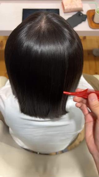 セミロング 佐藤 翔空【艶 カラー/縮毛矯正】のヘアスタイル