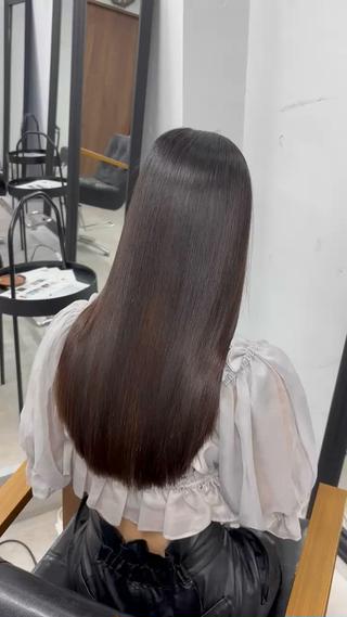 ロング マツダ レンのヘアスタイル