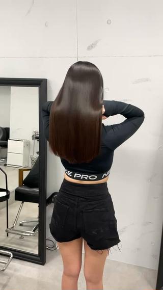 ロング カラー パーマ マツダ レンのヘアスタイル