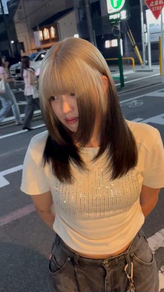 ロング カラー マツダ レンのヘアスタイル