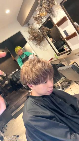 ショート カラー メンズ ギャルの革命児 秀斗のヘアスタイル