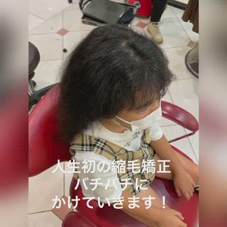セミロング 縮毛矯正/髪質改善 EARTH髙橋のヘアスタイル