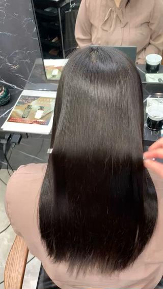 ロング 大西 魁知のヘアスタイル