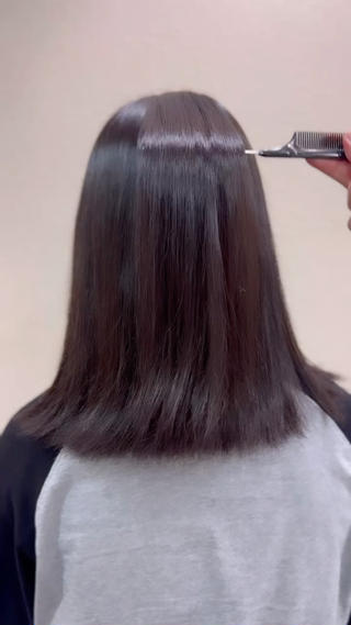 セミロング カーリーパーマ/ 透明ｶﾗｰ/MIKUのヘアスタイル