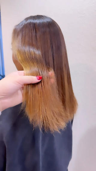 ロング カーリーパーマ/ 透明ｶﾗｰ/MIKUのヘアスタイル