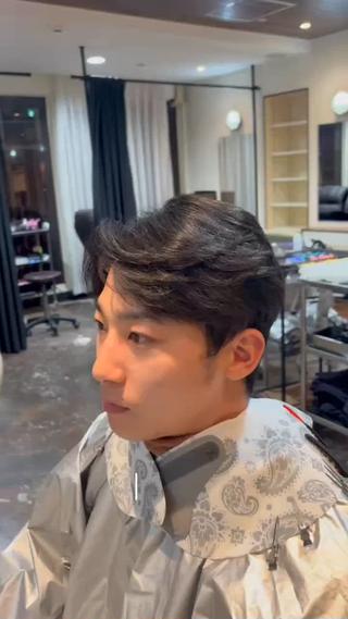 パーマ メンズ 漢眉毛/メンズパーマ /メッシュ/ヒロヤのヘアスタイル