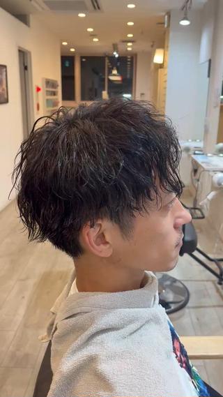 パーマ メンズ men’s salon CREST草津店所属・田中 大輝のヘアスタイル