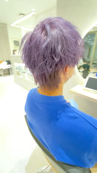 ミディアム メンズ ✨髪質改善/顔周りカ ット/縮毛矯正✨三隅のヘアスタイル