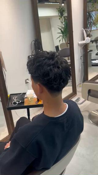 パーマ ニュアンスパーマ フェザーパーマ 楓河のヘアスタイル