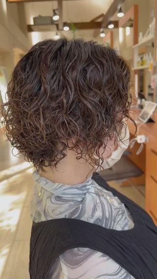 ミディアム パーマ 仕上がり満足度 No.1池田篤史のヘアスタイル