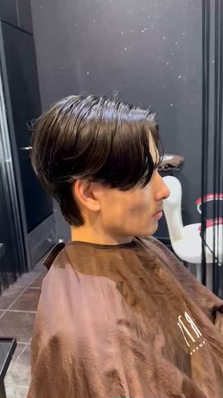 ショート メンズ 河上 雅俊のヘアスタイル