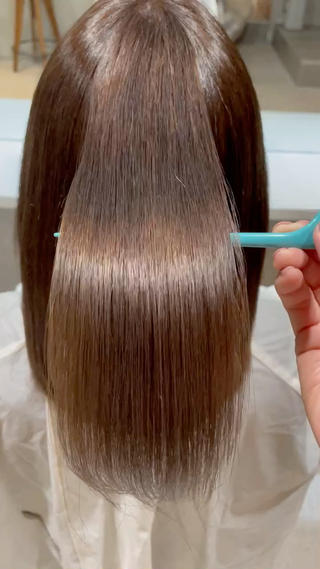 セミロング PARK rooms所属・圧倒的な質感🧡 髪質改善/丸山晴菜のヘアスタイル