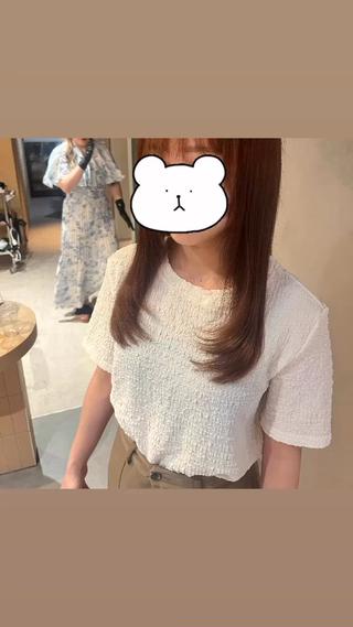 ロング 中屋 日和のヘアスタイル