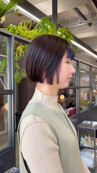 ミディアム カラー 小木曽智美 /ボブ/ショートのヘアスタイル