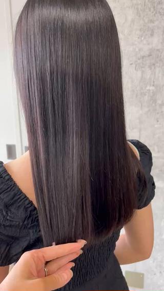 酸性ストレートでサラサラに