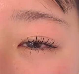 まつげパーマ上下。 
