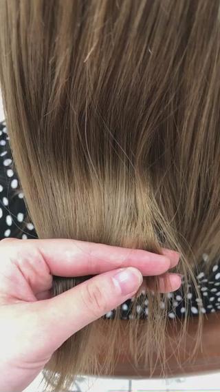 ブリーチしたとは思えないツヤと手触り
モデルさん限定で半額のお料金でメニューに追加できます

￥4320→￥2000

#髪質改善トリートメント 