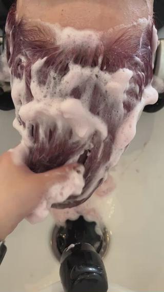 Sheer Pink 
シャンプーの時点でもう可愛いです 