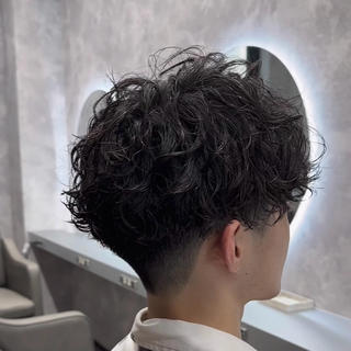 パーマ メンズ メンズパーマ🔵 ブリーチ✨原田慎也のヘアスタイル