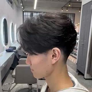 パーマ メンズ メンズパーマ🔵 ブリーチ✨原田慎也のヘアスタイル