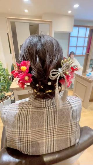 ヘアアレンジ 片倉 由湖のヘアスタイル