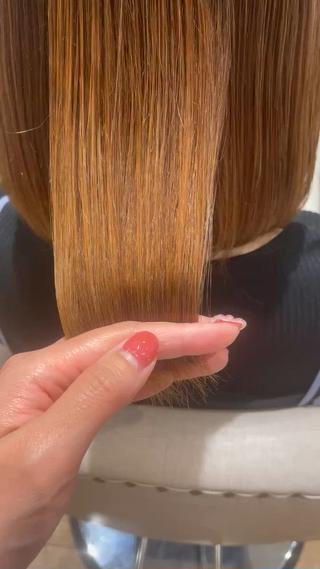 ミディアム 片倉 由湖のヘアスタイル