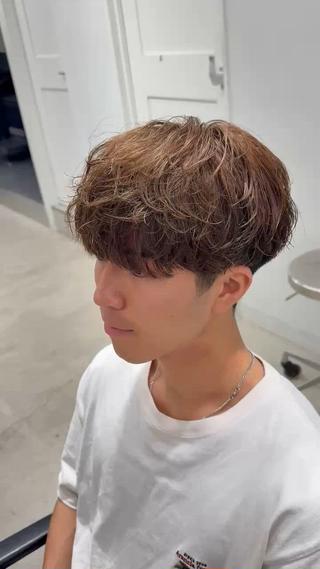 カラー パーマ メンズ 深谷 侑亮のヘアスタイル