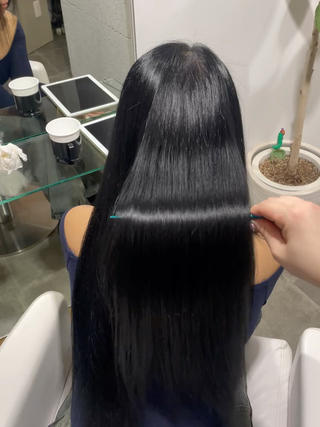 艶髪 blackカラー 