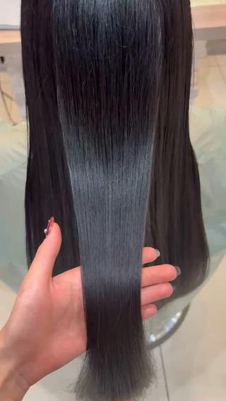 Aujua シャンプートリートメントだけでこんなに艶やかに仕上がります 