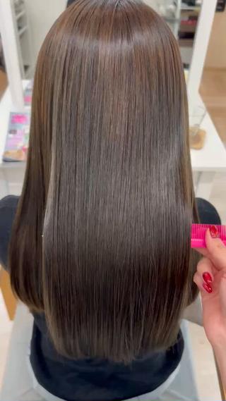 ロング カラー 武田 つぐみのヘアスタイル