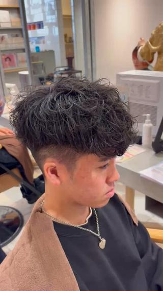 パーマ メンズ メンズ特化✂️阿世賀 隆太のヘアスタイル