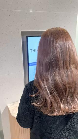 カラー 酸性ストレート/ブリ ーチなし/中村 匠のヘアスタイル