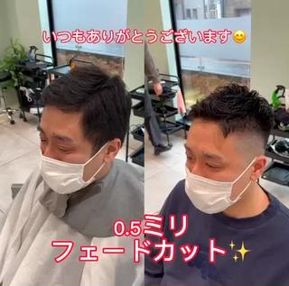 メンズカット
スキンフェード 