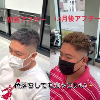 メンズカット
メンズブリーチ
フェードカット 