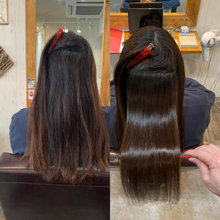 ロング [店長]加地 峻のヘアスタイル