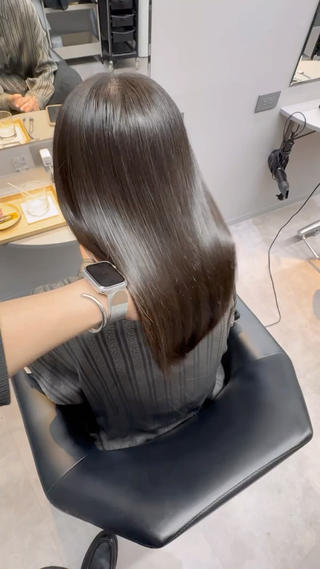 #縮毛矯正#超高濃度水素ケアストレート#髪質改善 