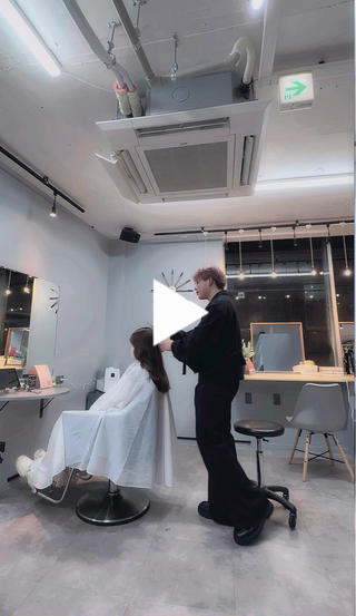 #施術風景#美容師#雰囲気 