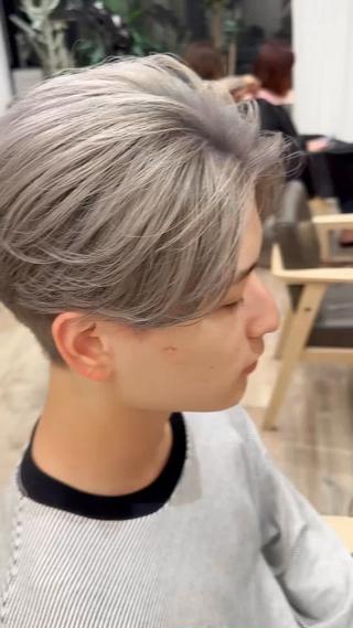 ニュアンスパーマ×ブリーチカラー×ハイトーンカラー 