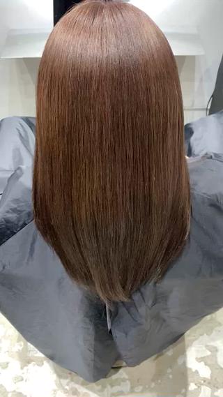 髪質改善ケラチントリートメントで艶髪に♪