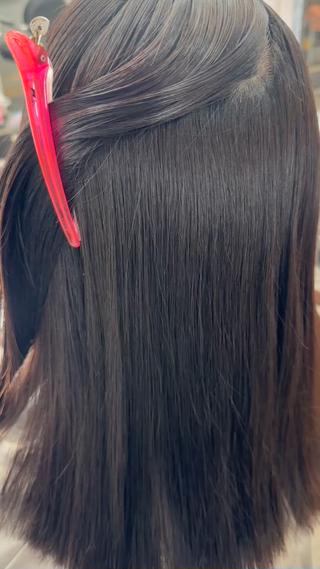 髪質改善ストレート 