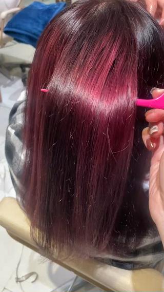 セミロング 韓国レイヤー/透明感 カラー/Harukiのヘアスタイル