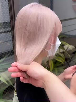 ミディアム カラー 🧡色落ちまで2度綺 麗なカラー🧡ヨシキのヘアスタイル