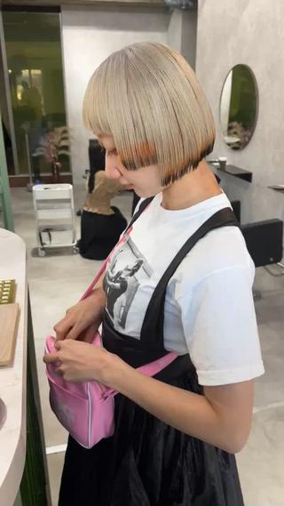 ショート カラー 🧡色落ちまで2度 楽しめる🧡ヨシキのヘアスタイル