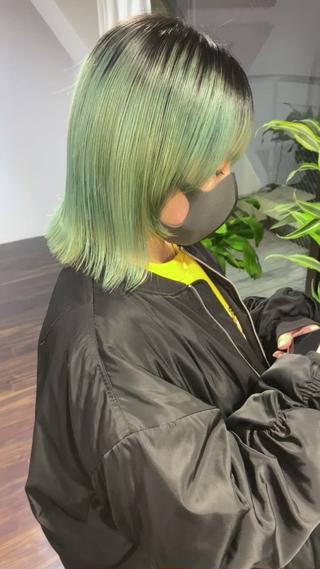 ショート カラー 🧡色落ちまで2度綺 麗なカラー🧡ヨシキのヘアスタイル