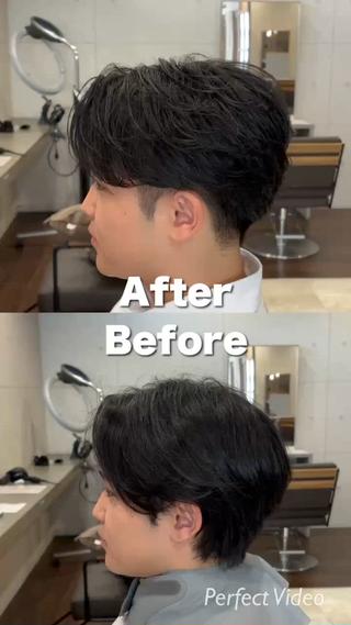 スーツにも合わせられる 【 フェザーショート】 