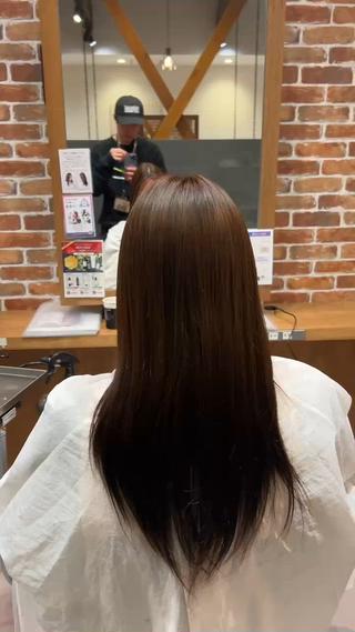 セミロング 小林 柚喜のヘアスタイル