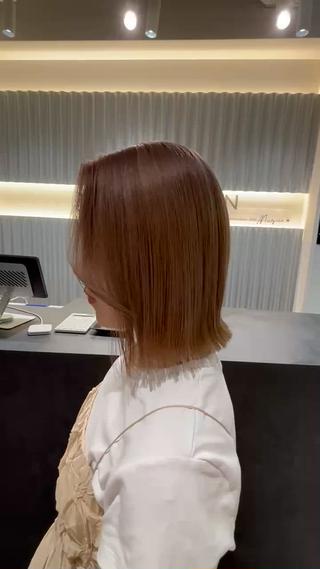 ショート カラー ヘアアレンジ 押切 響 のヘアスタイル