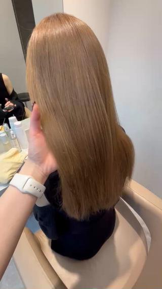 ロング カラー パーマ ヘアアレンジ 押切 響　のヘアスタイル