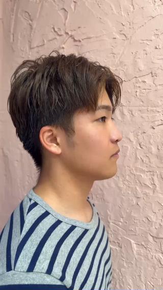 カラー メンズ いなだ さくらのヘアスタイル